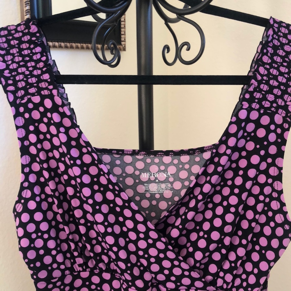 Merona 💜Sleeveless V-neck Top NWOT - Picture 3 of 3